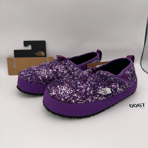 The North Face ThermoBall Traction Mule II Slipper Kids sz 4 Gravity Purple - Picture 1 of 10